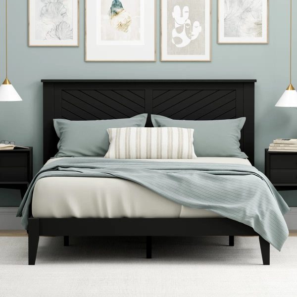 Cloud-Like White Plush Upholstered Platform Bed – King Size Luxury Bed Pakistan