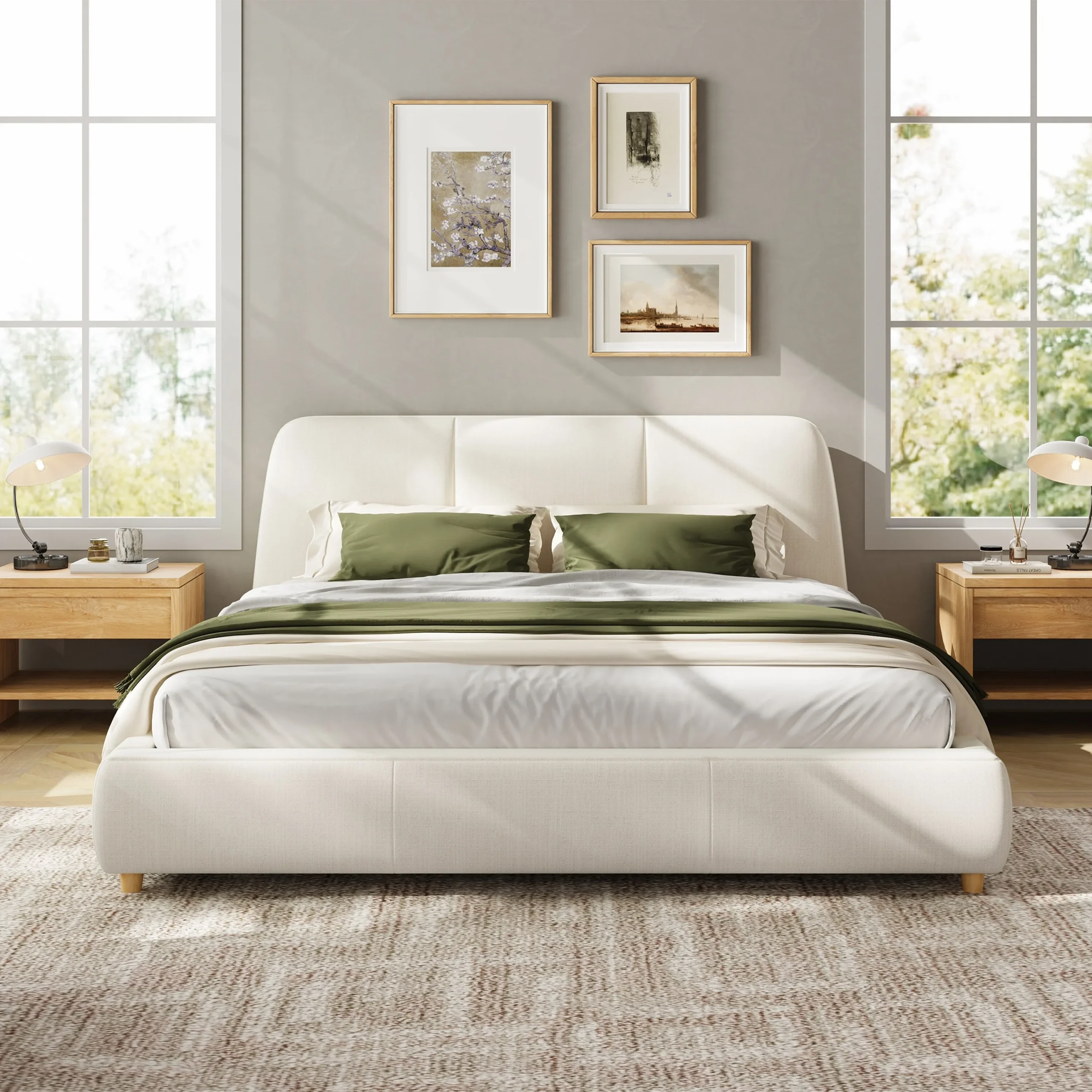 Christopher-Knight-Home--Mitchell-Linen-Blend-Upholstered-Bed-Frame-with-Headboard Luxury Linen Bed Frame for Pakistani Bedrooms