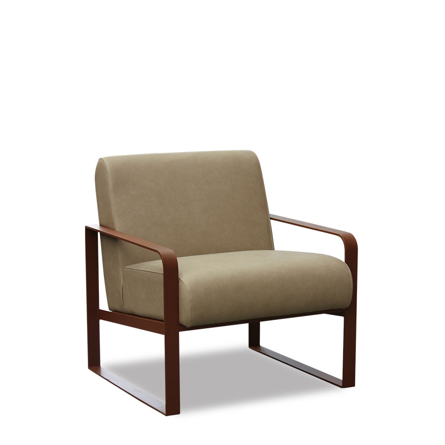 Marconi_Lounge_2 Marconi Lounge Chair in Walnut Finish – Front View