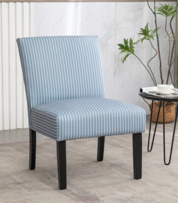 Roundhill Slipper Chair in Living Room Setup