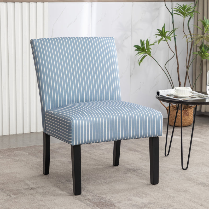 Roundhill-Furniture-Boten-Upholstered-Slipper-Accent-Chair Roundhill Slipper Chair in Living Room Setup