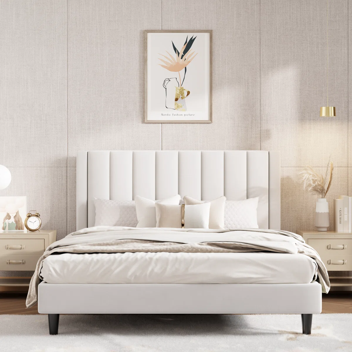 Stauton+Upholstered+Platform+Bed+with+Velvet+and+Striped+Headboard-1700285012-1702704279