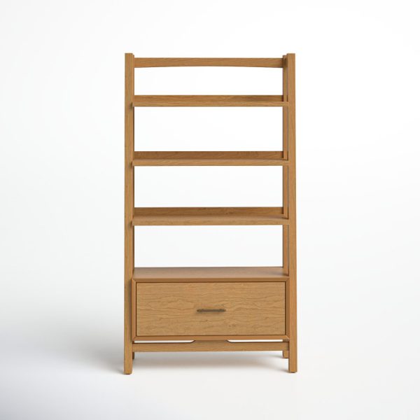 Stiles Storage Bookcase – Modern Wood Display Shelf with Drawer in Pakistan