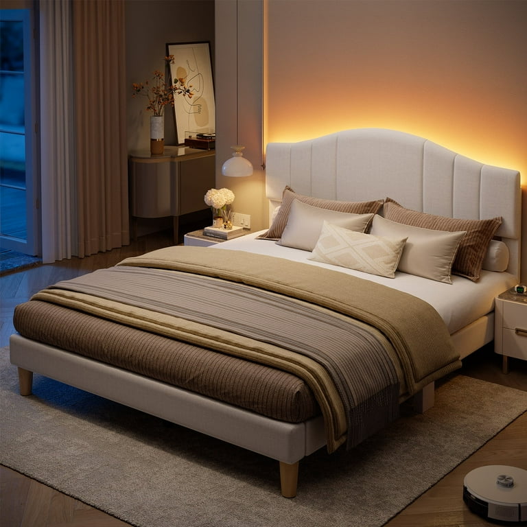 4bdb5caa-88b5-43d5-8164-327bd88b53fe.36568a2edd9f740b74a7025d9641199f LED Arc Headboard Upholstered Bed in Pakistan – Modern Style by PakUnique