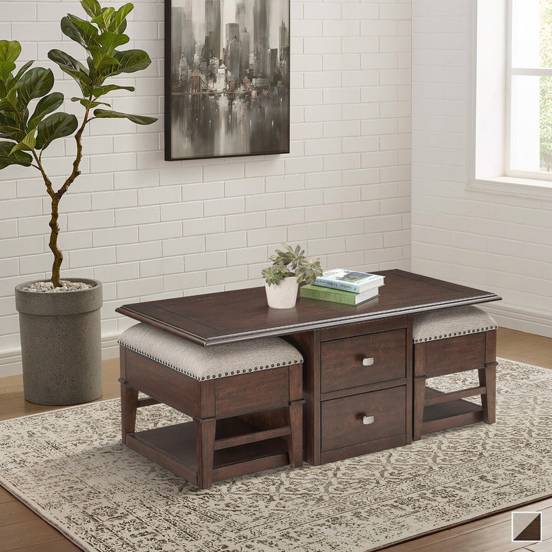 Hazen-Coffee-Table-with-Two-Ottomans_6ab92cdc-512d-44db-a33a-3d7c59a68b96 Rectangular table with ottoman seating