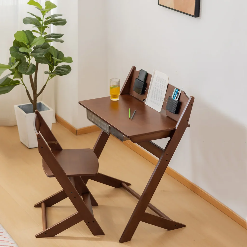 Writing table with matching chair
