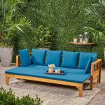 “PakUnique Extendable Acacia Wood Outdoor Daybed – Outdoor Daybed Pakistan”