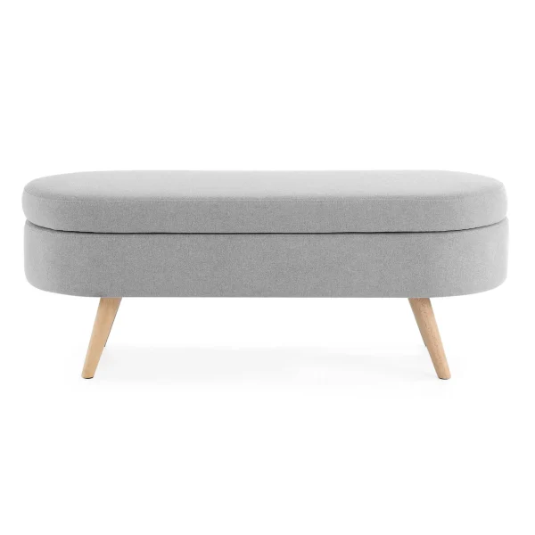 Ottoman with rubber wood base in Pakistan