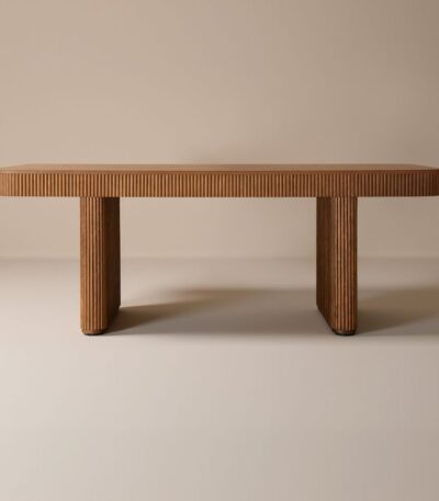 Large wooden dining table for 6-8 people
