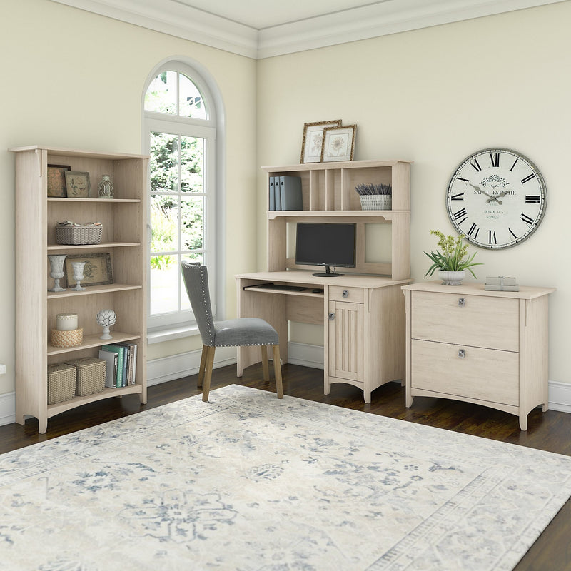 Full office furniture set with file cabinet and bookcase