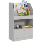 Toy organizer cabinet for playroom