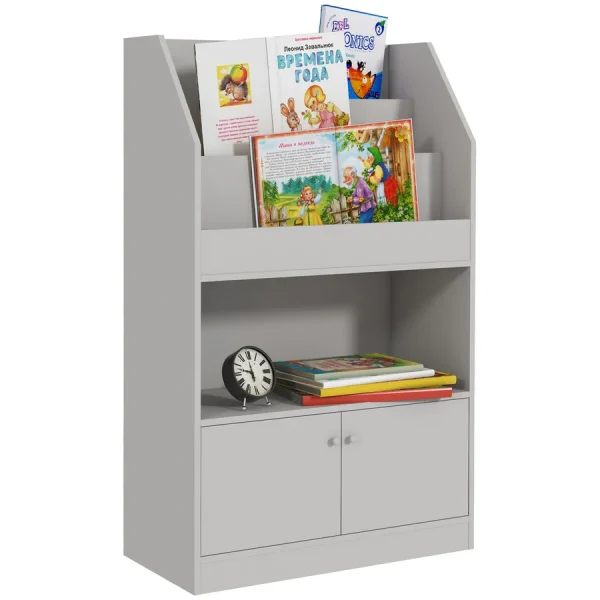 Toy organizer cabinet for playroom