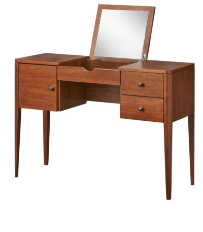“Classic Cherry Wooden Makeup Table – PakUnique”